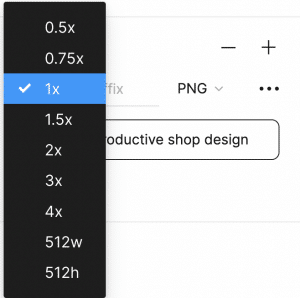 How to export all types of Figma files - Productive Shop