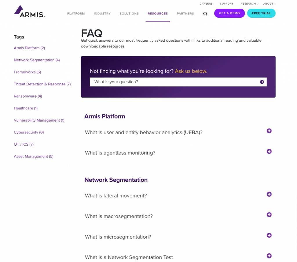 FAQ Resource Center