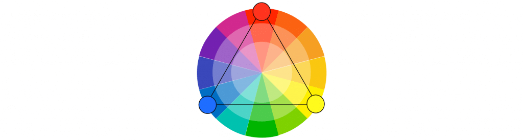 Triadic color scheme