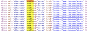 Hreflang examples