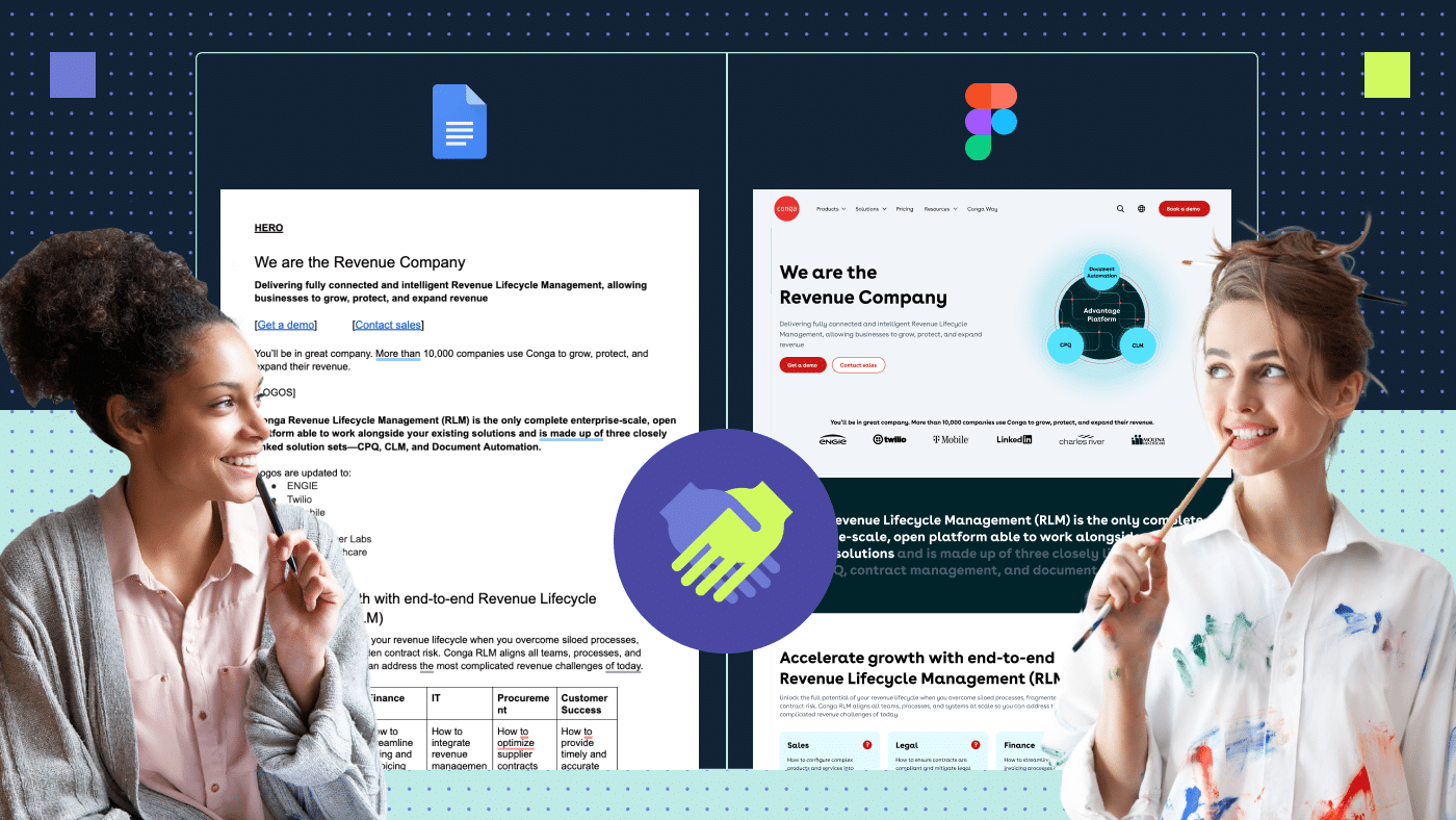 copywriting and design teams collaboration