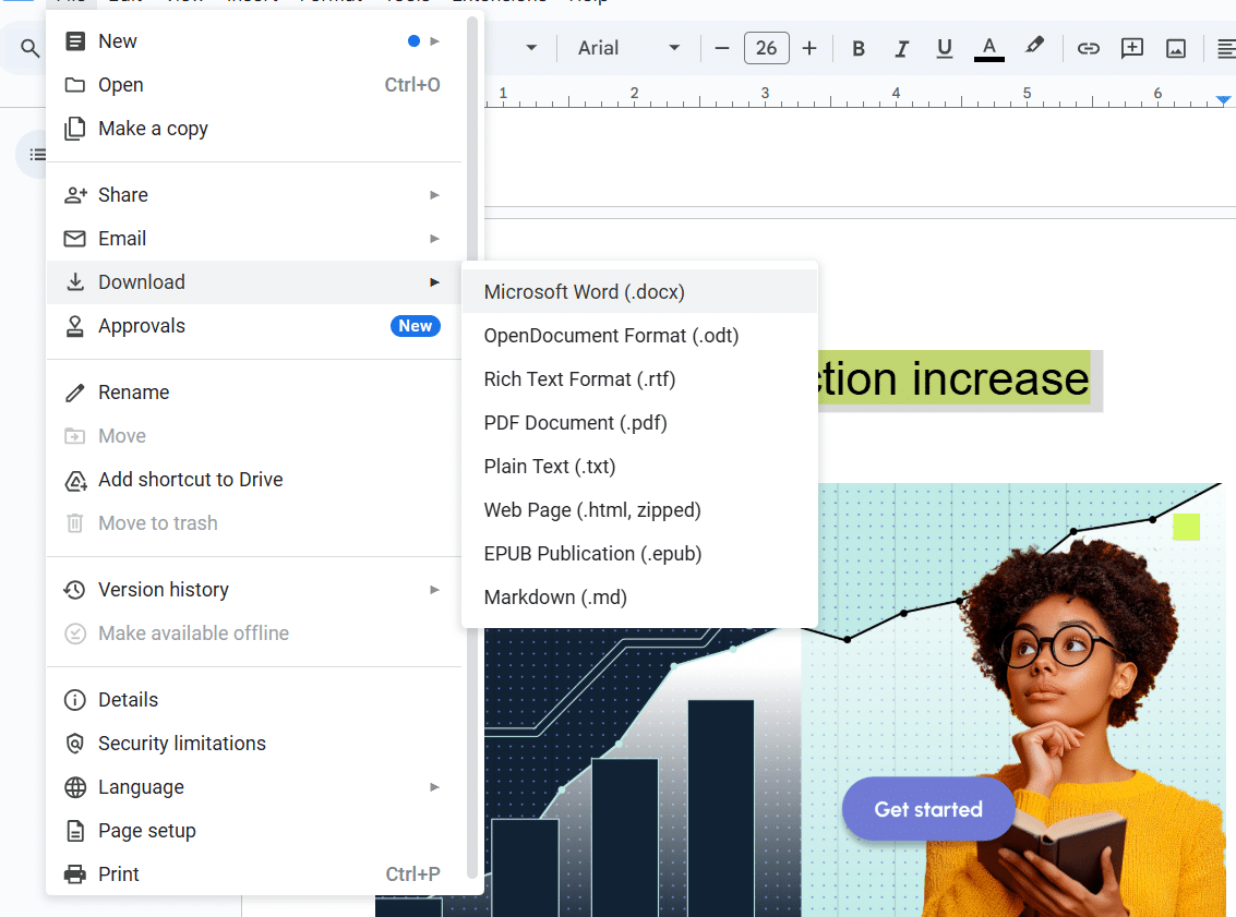 Step 2 of using Mammoth .docx converter plugin.