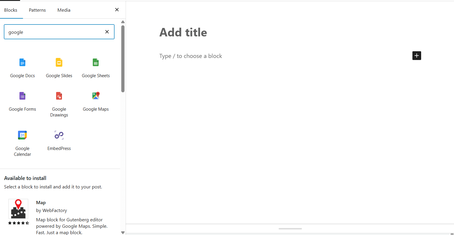 Creating a new post on WordPress.